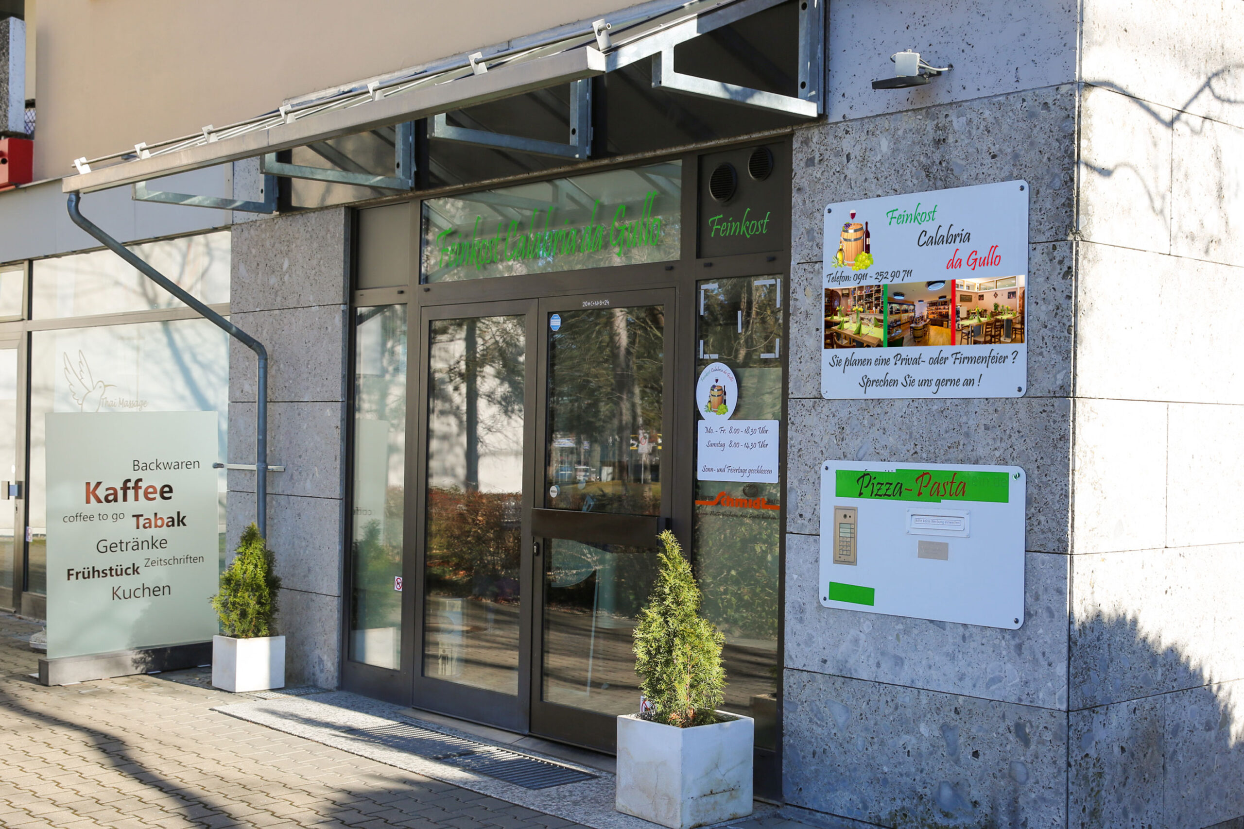 Feinkostladen Gullo in Stein mit leckeren Spezialitäten aus Italien